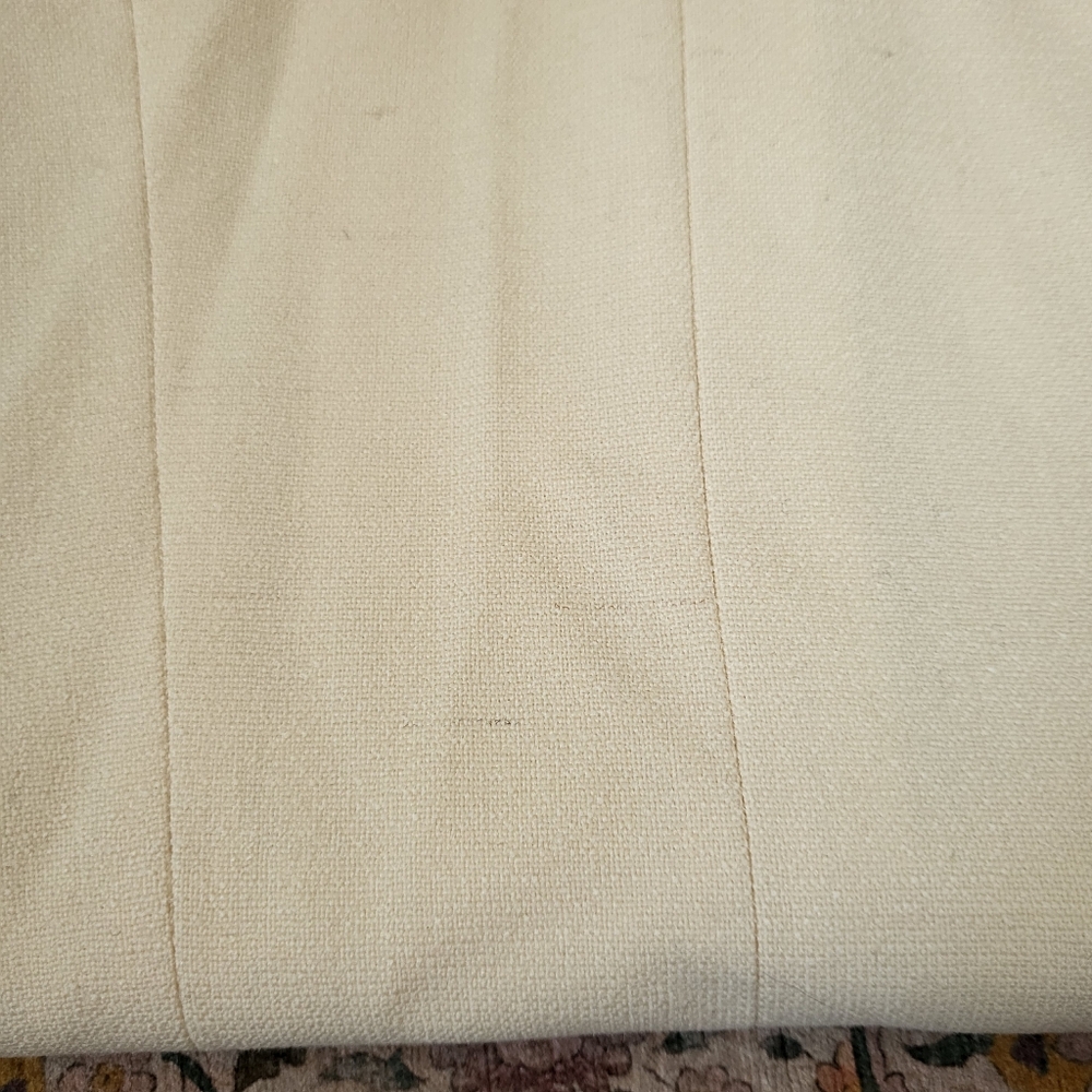 FENDI Vintage Blazer Size M* Woold Blend Patch Pockets Designer Tailor Fit Ivory - Picture 15 of 16
